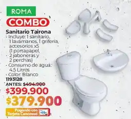 Easy ROMA COMBO Sanitario Tairona oferta