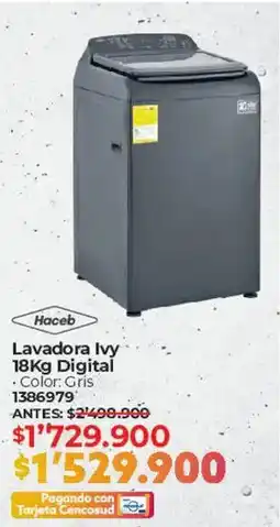 Easy Haceb Lavadora Ivy Digital oferta