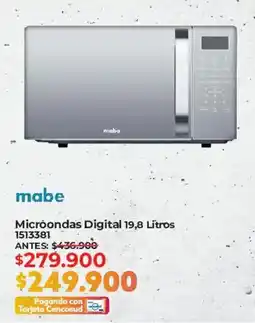 Easy mabe Microondas Digital 1513381 oferta