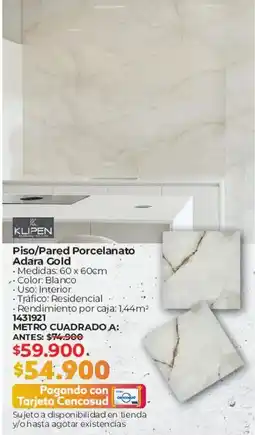 Easy KLIPEN Piso/Pared Porcelanato Adara Gold oferta
