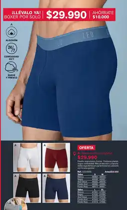 Leonisa LEO Bóxer medio en algodón oferta