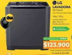 Full Hogar LG LAVADORA WP15BAR oferta