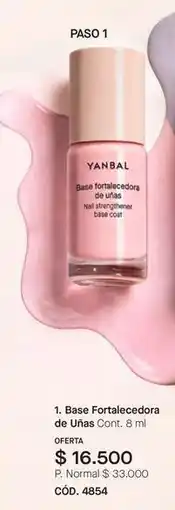 Yanbal Yanbal - base fortalecedora de uñas cont. 8 ml oferta