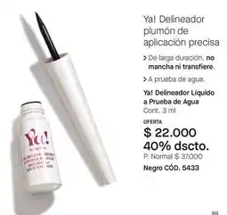 Yanbal Delineador plumón de aplicación precisa oferta