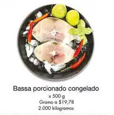 Metro Bassa porcionado congelado oferta