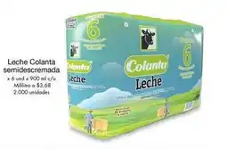 Metro Colanta - leche semidescremada oferta