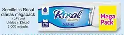 Metro Rosal - servilletas diarias oferta