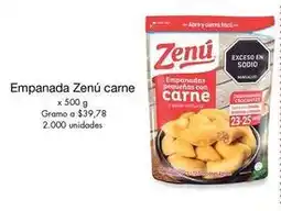 Metro Zenú - empanada de carne oferta