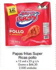 Metro Super ricas - papas fritas oferta
