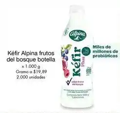 Metro Alpina - kéfir frutos del bosque botella oferta