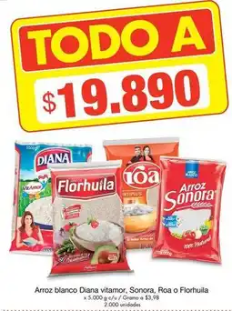 Metro Diana - arroz blanco oferta