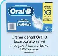 Metro Oral b - crema dental bicarbonato x 3 und oferta