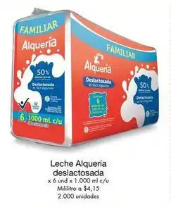 Metro Alquería - leche deslactosada oferta