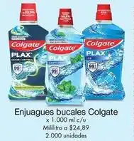 Metro Colgate - enjuagues bucales plax oferta