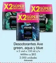 Metro Axe - desodorantes oferta