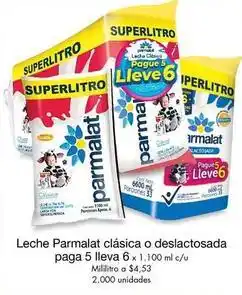 Metro Parmalat - leche clásica o deslactosada oferta