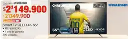 Metro Challenger - smart tv qled 4k 65 (65qx920) oferta