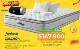 Full Hogar fantasia COLCHÓN FIRMEX PILLOW TQ 140*190 oferta