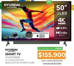 Full Hogar HYUNDAI SMART TV HYLED5030QG oferta