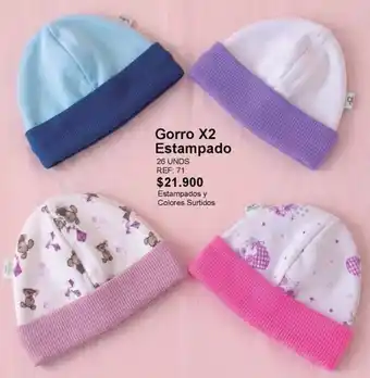 Gorro X2 Estampado