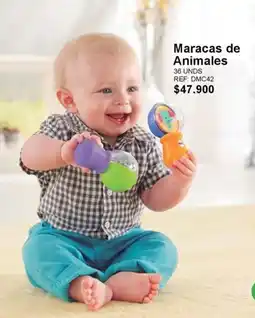 Los Tres Elefantes fisher-price Maracas de Animales oferta