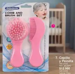Los Tres Elefantes Cepillo y Peinilla oferta