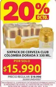 Ara Club colombia - cerveza club colombia dorada oferta