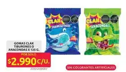 Ara Gomas clak tiburones o anaconda oferta