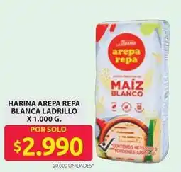 Ara Arepa repa - harina arepa repa blanca ladrillo oferta