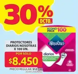 Ara Nosotras - protectores diarios oferta