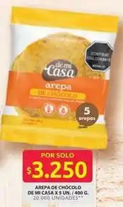 Ara Arepa de choclo oferta