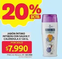 Ara Intibon - jabón íntimo oferta