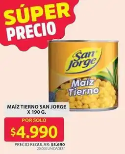 Ara San jorge - maíz tierno oferta