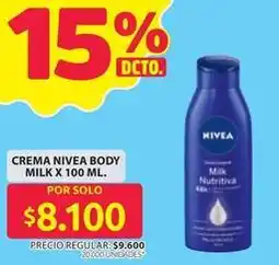 Ara Nivea - crema body milk oferta