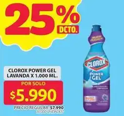 Ara Clorox - power gel lavanda x 1.000 ml oferta