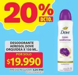 Ara Dove - desodorante aerosol orquídea oferta