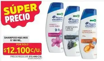 Ara Head & shoulders - shampoo h&s mix oferta