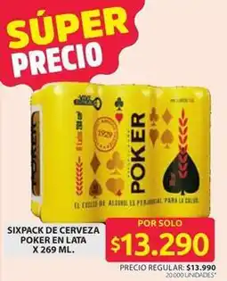 Ara Cerveza poker en lata oferta