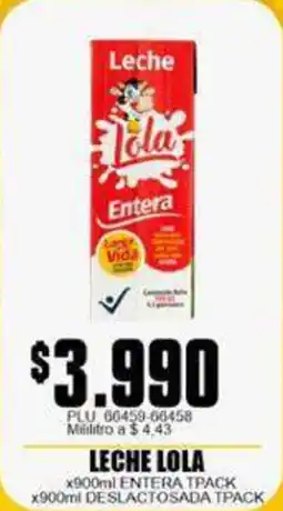 Mercapava Leche lola oferta