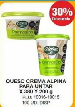 Mercar Alpina queso crema para untar oferta