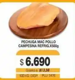 Mercar Pechuga mac pollo campesina oferta