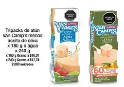 Jumbo Van Camp's Lomos de Atún Agua Natural oferta