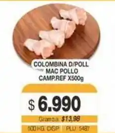 Mercar Colombina d/poll mac pollo oferta
