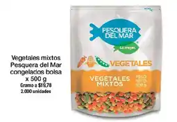 Jumbo Pesquera del Mar vegetales mixtos oferta