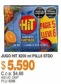 Mercar Hit jugo sabores surtidos oferta