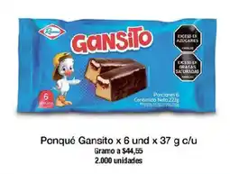 Jumbo Gansito Ponqué oferta