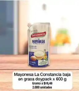 Jumbo Mayonesa La Constancia baja en grasa oferta
