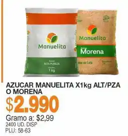 Mercar Manuelita azucar alta pureza oferta