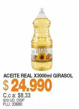 Mercar Aceite real x3000ml girasol oferta