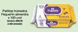 Jumbo Pequeñín pañitos húmedos almendra oferta